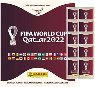 World Cup Qatar 2022 Album + 10 Packs 5 Sticker per Pack