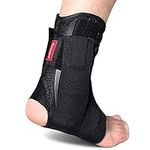 Kuangmi Ankle Brace Stabilizers Adjustable Ankle Support for Sports Protect, Sprained Ankle, Ligament Damage, Injury Recovery (X-Large)