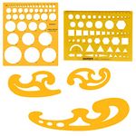 Isomars General Purpose Circles Drawing Drafting Templates Combo