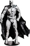 McFarlane DC Direct Page Punchers Line Art Variant Batman Action Figure with Black Adam Comic Book, 7 Inch