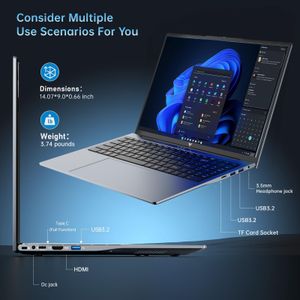 ACEMAGIC 16.1'' Gaming Laptop – Ryzen 7, 16GB RAM, 512GB SSD