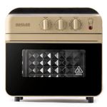 NESTER Full Stack SS304 Stainless Steel Air Fryer Oven 16L | 1750W Steam + Air Fry | Multi-Function - Air Fryer, Reheat, Bake, Toast, Cookies, Pizza, Roast, and Snacks | Adjustable Temperature & Timer