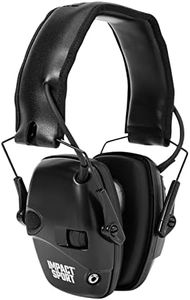 Howard Leight by Honeywell Impact Sport Sound Amplification Electronic Earmuff, Black