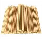 Elegant Casa Eco-Friendly and Durable Natural Bamboo Skewers Wooden Barbecue Sticks for BBQ Roast Kabab, Grill Chicken Tikka, Fruit Salad, (160 Sticks, 6 Inch)