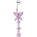 Body Candy Womens 316L Steel Navel 