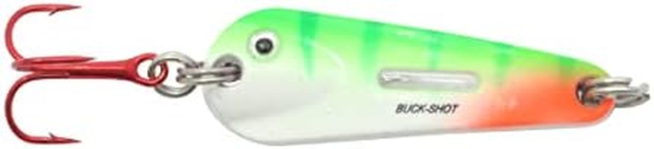 Northland Tackle Buck-Shot Flutter Spoon, 1/8 oz, UV Glo