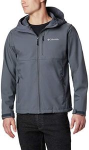 Columbia Men's Ascender Hooded Softshell Jacket, Graphite, Large