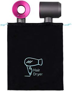 AKLVBL Hair Dryer Bag 11.8’’x 14’’ Storage Organizer Bag For Hairdryer and All Hair Tools With Drawstring, Ideal for Travel, Gym, Hotel or Home Use (One Pack)
