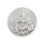 Silverwala 999.9 Silver Purity Ganesha + Lakshmi + Saraswathi 5 Gram Coin