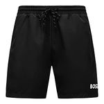 BOSS Men's Starfish Swim Trunks, New-Schwarz (Black 007), M