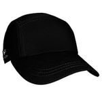 Headsweats Performance Race Running/Outdoor Sports Hat, One Size Fits All, Black