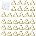 40 Pack Place Card Holders - Table Number Holder Stands Wedding Seating Labels Placecard Clips | Name Setting Place Card Holders | Photo Picture Cards Display Stand for Party (Gold)