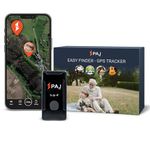 PAJ Easy Finder 4G - Mini GPS Tracker for Elderly, Kids & Dementia Care - SOS Emergency Button, Voice Messages & Real-Time Location - Up to 14 Days Battery Life
