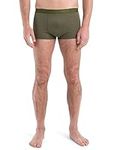 Icebreaker Men's Anatomica Cool-Lite Trunks - Merino Wool Underwear for Hiking, Snow Sports, Adventure & Training - Loden, L