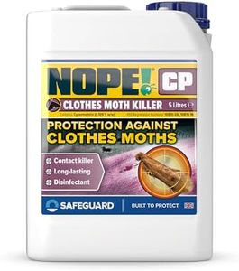 NOPE! CP Moth Killer Spray (5L) - Fast acting, Odourless, Long-lasting Moth Repellent for Home, Wardrobe & Carpets.