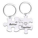 Puzzle Piece Key Chains