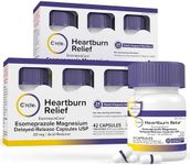 EsomepraCare Esomeprazole Magnesium 20 mg Delayed-Release Capsules, Acid Reducer for Frequent Heartburn Relief (84ct)