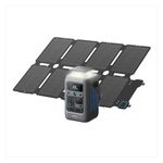 Anker SOLIX C300 DC Portable Power Station & Power Bank with PS100X Portable Solar Panel, 288Wh LiFePO4 Battery, 300W Solar Generator, for Camping, Travel & Emergency