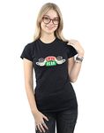 Friends Women's Central Perk T-Shirt Black Large