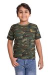 Neo Garments Kid's Boys & Girls Round Neck Cotton T-Shirt, Camouflage Green. Sizes - (1Yrs to 7Yrs). (4-5YRS), Green