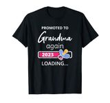 Grandma Again 2023 Loading Gigi To Be Promoted To Grandma T-Shirt