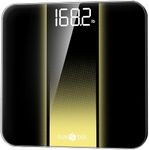 RunStar Digital Bathroom Scale for Body Weight with High Precision, Clear LED Backlight Display, Accurate Scale with 6mm Tempered Glass, 400lb