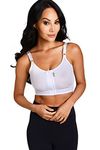 MACOM Signature Post Surgical Bra - Front Fastening - No Cup Size Needed - Size X-Large (38) - Colour White