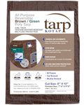 Kotap 8-ft x 10-ft Reversible Brown/Green Poly Tarp, Item: TBG-0810