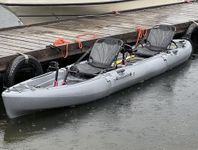 Zest Kayaks - Modular Kayak- Sit-on-top Kayak - Pedal Kayak - 14 ft - Fishing Kayak (Tandem Setup)