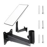 Starlink Router Wall Bracket, Black Starlink Mount, Easy To Install With Screws Starlink Gen 2 Mount, Starlink Accessories, Vertical Starlink Wall Mount, Antenna Frame Satellite Support Frame