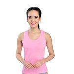 Inner Comfort KSK Lifestyle Women's Cotton Rib Round Collar Camisole Combo | Regular Fit, Under-Shirt, Stretchable and Body-Hugging Spaghetti/Tank Top (Pink, 2X-Large)