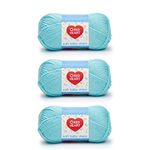 Red Heart Soft Baby Steps Aqua Yarn - 3 Pack of 141g/5oz - Acrylic - 4 Medium (Worsted) - 256 Yards - Knitting, Crocheting & Crafts