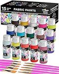 Permanent Fabric Paint for Clothes,