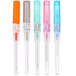 Ear Nose Piercing Needles,New Star Tattoo 5pcs 14G 16G 18G 20G 22G Gauge Piercing Needles IV Catheter Needles for Piercing Body Tattoo Piercings Tool for Piercing Supplies Piercing Kit (Mix 5pcs)