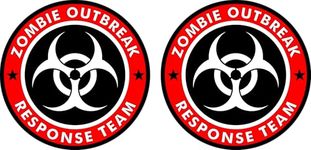 Decal Kingz Bumper Sticker Zombie Outbreak Response Team / Vinyl / 127 x 127 mm