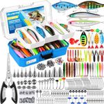PLUSINNO Fishing Tackle Box with Ta