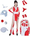 ZNZXYCOS Adult Anime Game Cosplay Red Dress Women's Suit Halloween Costumes (XX-Large)