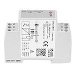 DPA51CM44 3 Phase Monitoring Relay, Current/Voltage Monitoring Relay Phase Sequence Protector for Three Phase System, Without Neutral, Phase Loss and Incorrect Phase Sequence, 208 480VAC