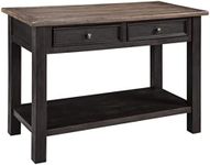 Signature Design by Ashley Tyler Creek Modern Farmhouse Sofa Table, Brown & Black