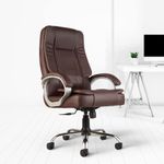 CELLBELL C102 High Back Office/Computer/Desk/Gaming Chair with 3 Years of Warranty [Dark Brown]