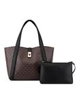 Nine West Women's Morely 2 in 1 Totes and Backpacks, Mahogany Logo, One Size