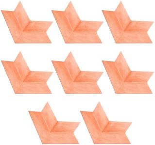 8 Pack Outside Waterproofing Corner Shower Membrane Corner Shower Seamless Membrane Corner Polyethylene Corner Membrane for Bathtub and Steam Room