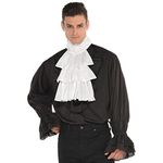 Adult Pirate Jabot Costume Accessory - One Size, White - 1 Pc.