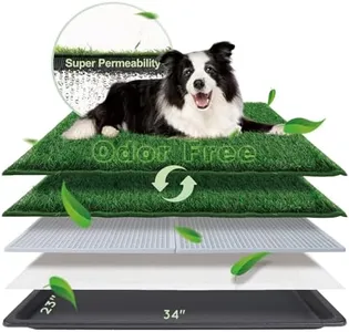 HQ4US Dog Grass Pad with Tray, Large 34''×23''