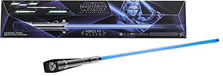 Star Wars The Black Series Ahsoka Tano Force FX Elite Lightsaber with Advanced LEDs and Sound Effects, Adult Collectible Roleplay Item