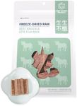 PET-EVER PureFeast Freeze-Dried Raw Cat Food, Natural Raw Single Ingredient Cat Treats (Beef Knuckle)