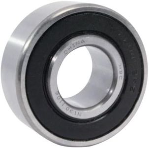 WJB 2204-2RS Self Aligning Ball Bearing, ABEC-1, Double Sealed, Steel, Metric, 20mm Bore Diameter, 47mm Outer Diameter, 18mm Width, 9000 rpm, 745 lbs Static Load Capacity, 2830 lbs Dynamic Load Capacity