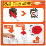 (24 Discs) Fixing Loose Wall Plugs Fast, Drywall Anchor Repair, Perfect for Fittings Weak Crumbly Loose Wall Such As Curtain Rail, Towel racks, Toilet paper holder, and More