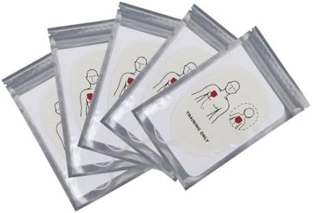 XFT AED Trainer Pads, 5 Pairs Practice Trainer Pads for XFT Mini AED Trainer Pads (Adult & Child Pads), Use for XFT-D0009, XFT-120N, XFT-120NB, XFT-120GA, Replacement AED Trainer Pads