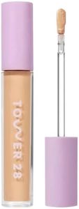 Tower 28 Beauty Swipe Serum Concealer - Hydrating Buildable Medium-Coverage Concealer with Skincare Benefits for Sensitive Skin - Shade 9.0 MDR, Medium with Warm Undertones, 0.22 Fl Oz